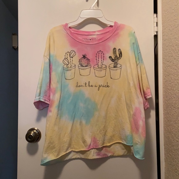 short sleeve tie-dye shirt - Picture 1 of 3